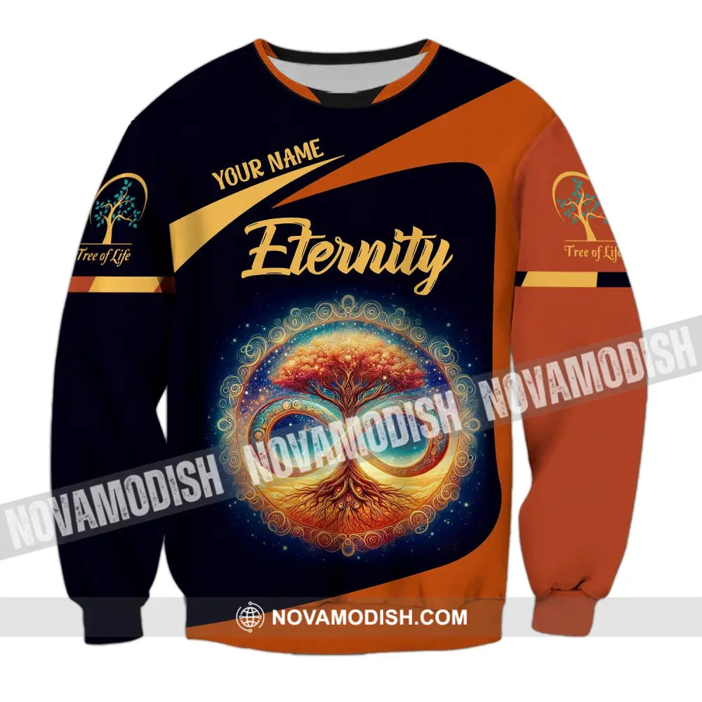 Unisex Shirt - Custom Name Eternity Long Sleeve / S T-Shirt