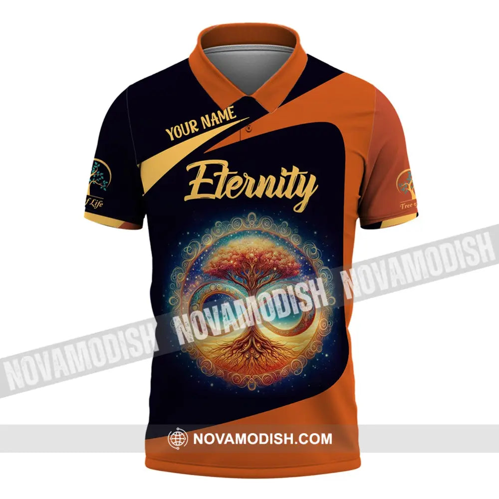 Unisex Shirt - Custom Name Eternity Polo / S T-Shirt