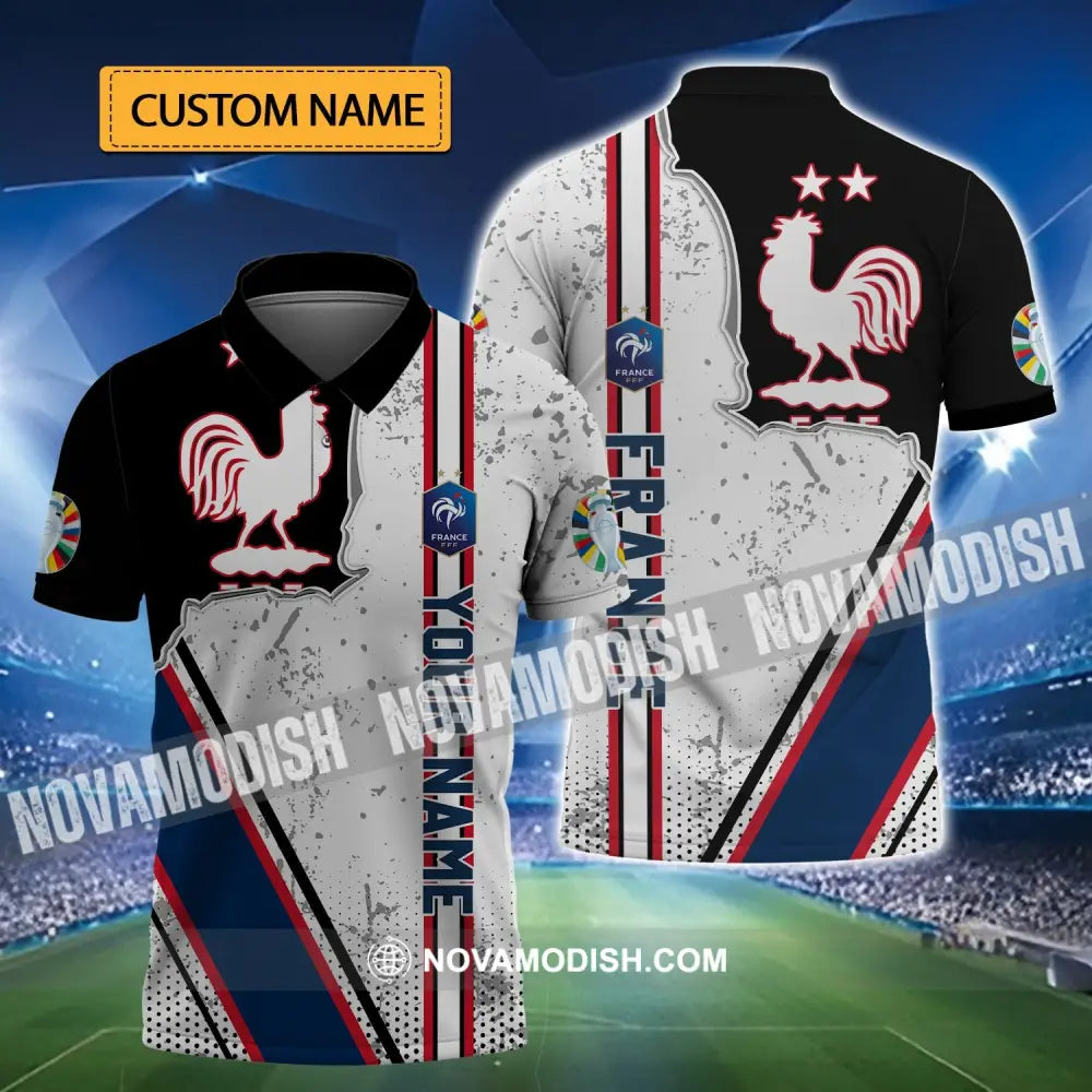 Unisex Shirt - Custom Name FFF France National Team Euro 2024 Shirt T-shirt