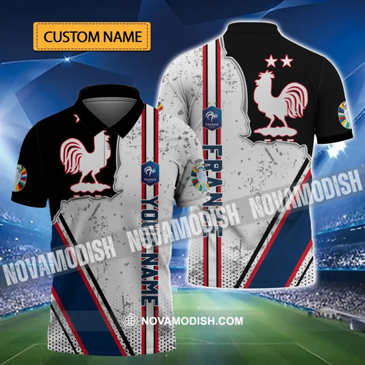 Unisex Shirt - Custom Name FFF France National Team Euro 2024 Shirt T-shirt