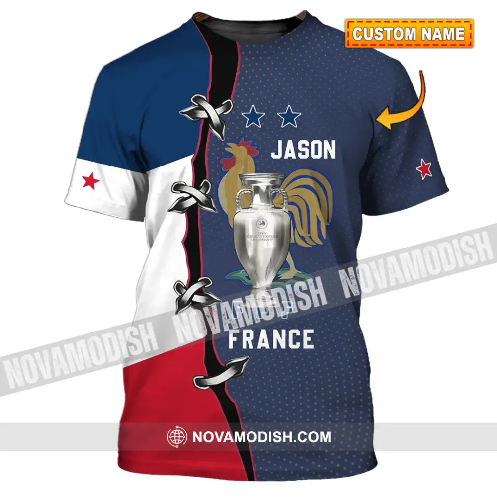 Unisex Shirt - Custom Name Shirt - FFF France T-shirt