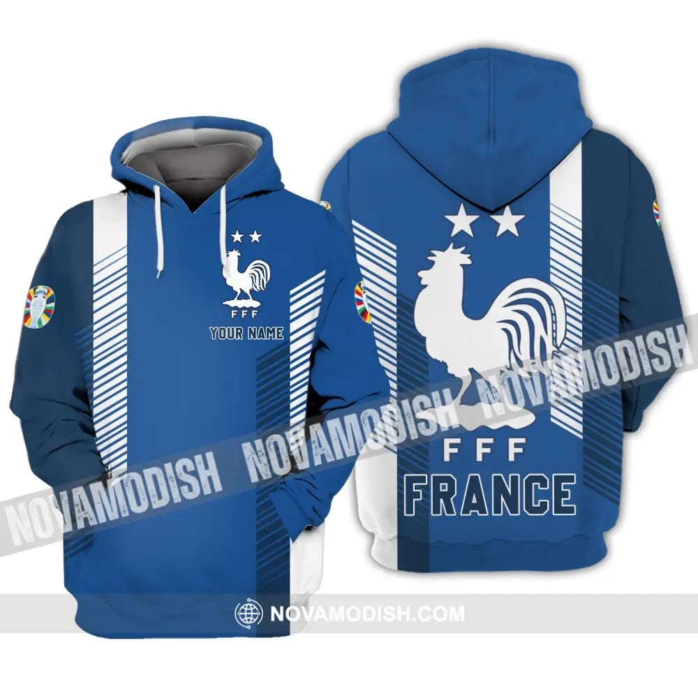 Unisex Shirt - Custom Name FFF France Team Shirt Hoodie / S T-shirt