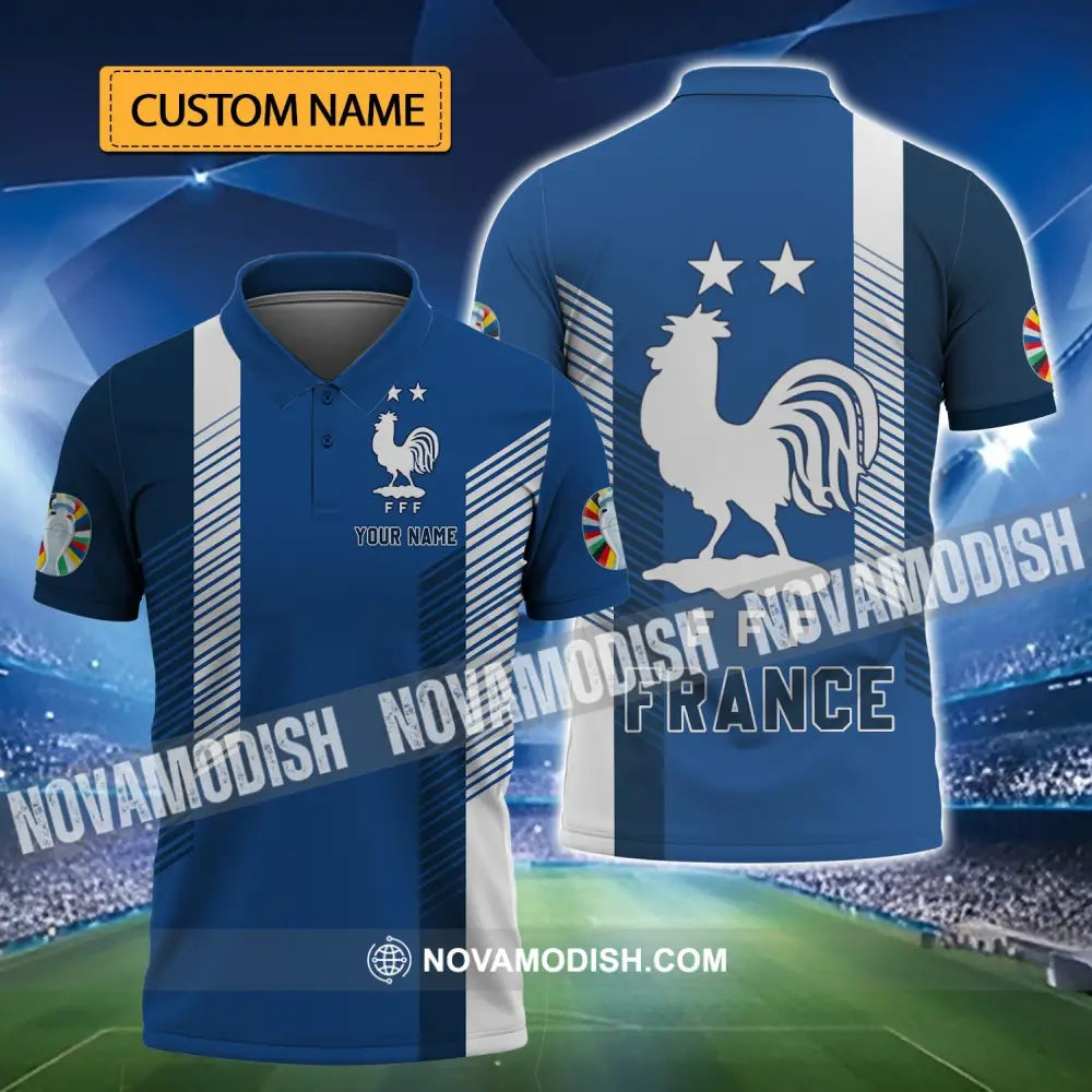 Unisex Shirt - Custom Name FFF France Team Shirt T-shirt