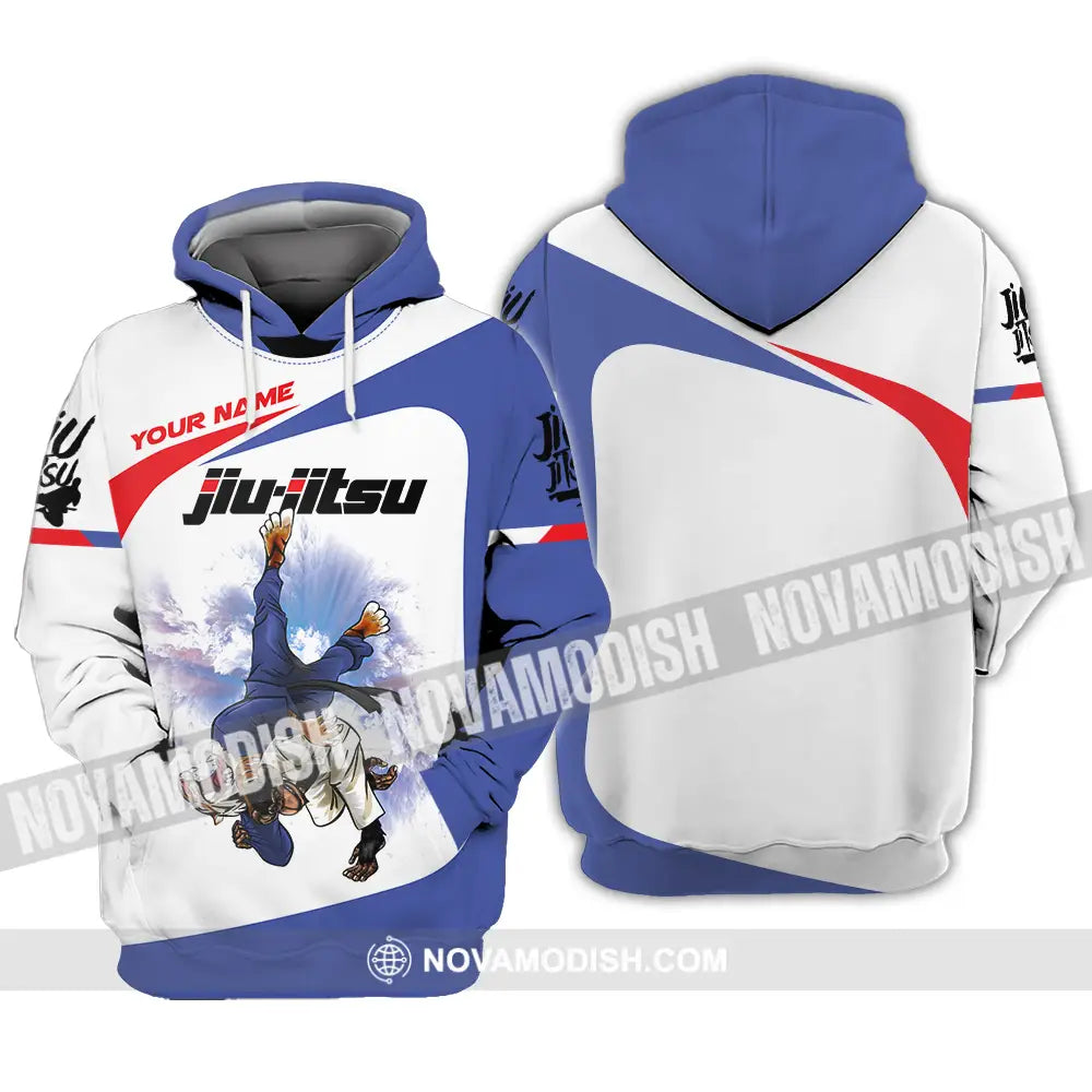 Unisex Shirt - Custom Name Fight Jiu Jitsu Shirt Hoodie / S T-shirt