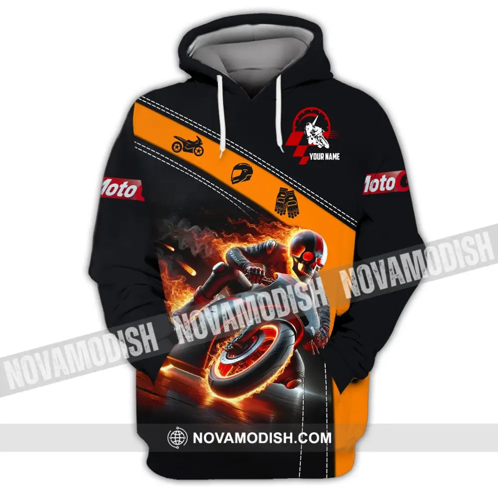 Unisex Shirt - Custom Name Fire Rider Hoodie / S T-Shirt