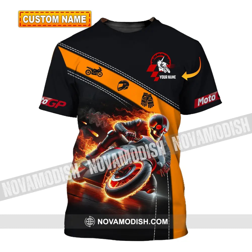 Unisex Shirt - Custom Name Fire Rider T-Shirt