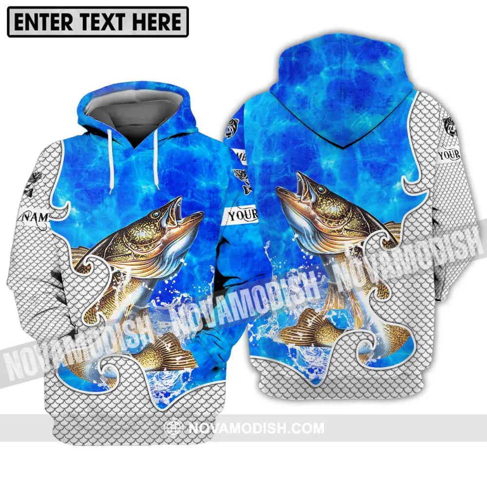Unisex Shirt - Custom Name Fish On Fish Shirt Hoodie / S T-shirt