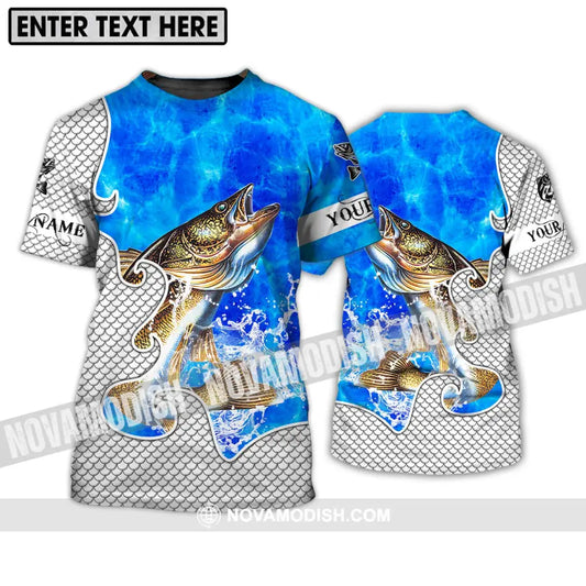 Unisex Shirt - Custom Name Fish On Fish Shirt T-Shirt / S T-shirt