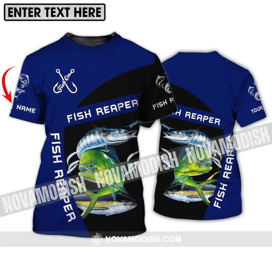 Unisex Shirt - Custom Name Fish Reaper Shirt T-shirt
