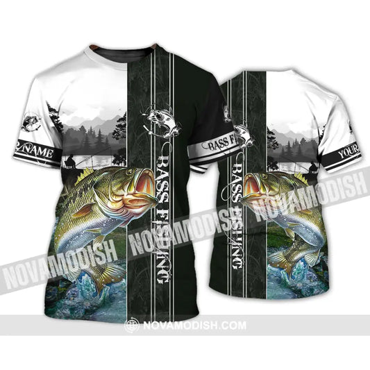 Unisex Shirt - Custom Name Fish Worker Shirt Bass Fishing T-Shirt / S T-shirt