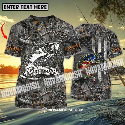 Unisex Shirt - Custom Name Fish Worker Shirt Hook Fishing Bass Fishing T-shirt