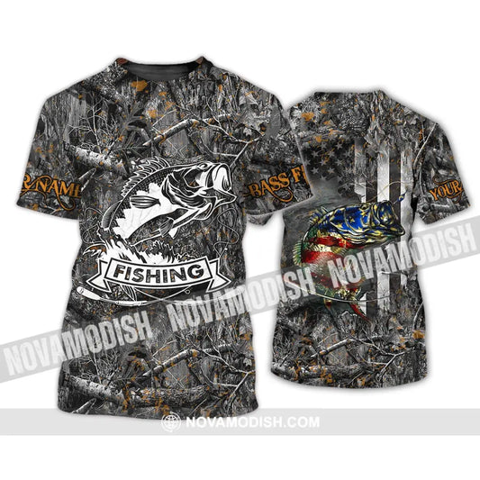 Unisex Shirt - Custom Name Fish Worker Shirt Hook Fishing Bass Fishing T-Shirt / S T-shirt