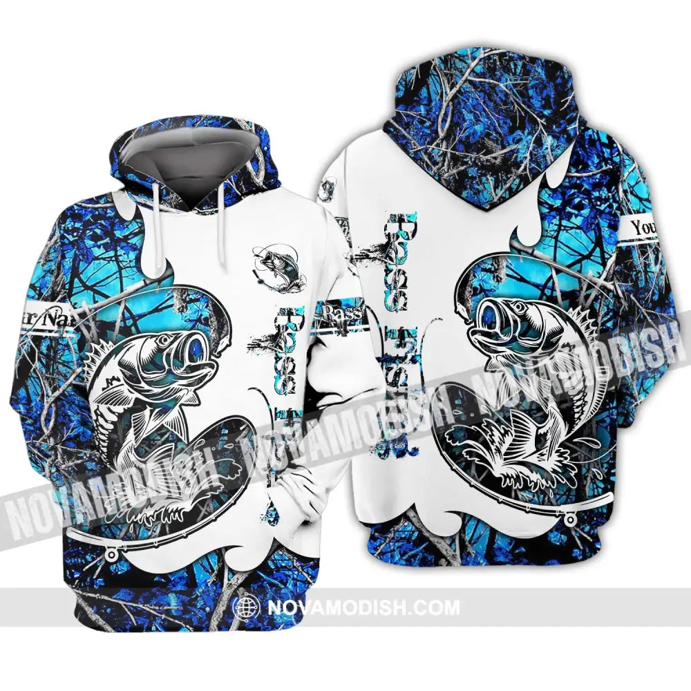 Unisex Shirt - Custom Name Fisher Shirt Fishing Bass Hoodie / S T-shirt