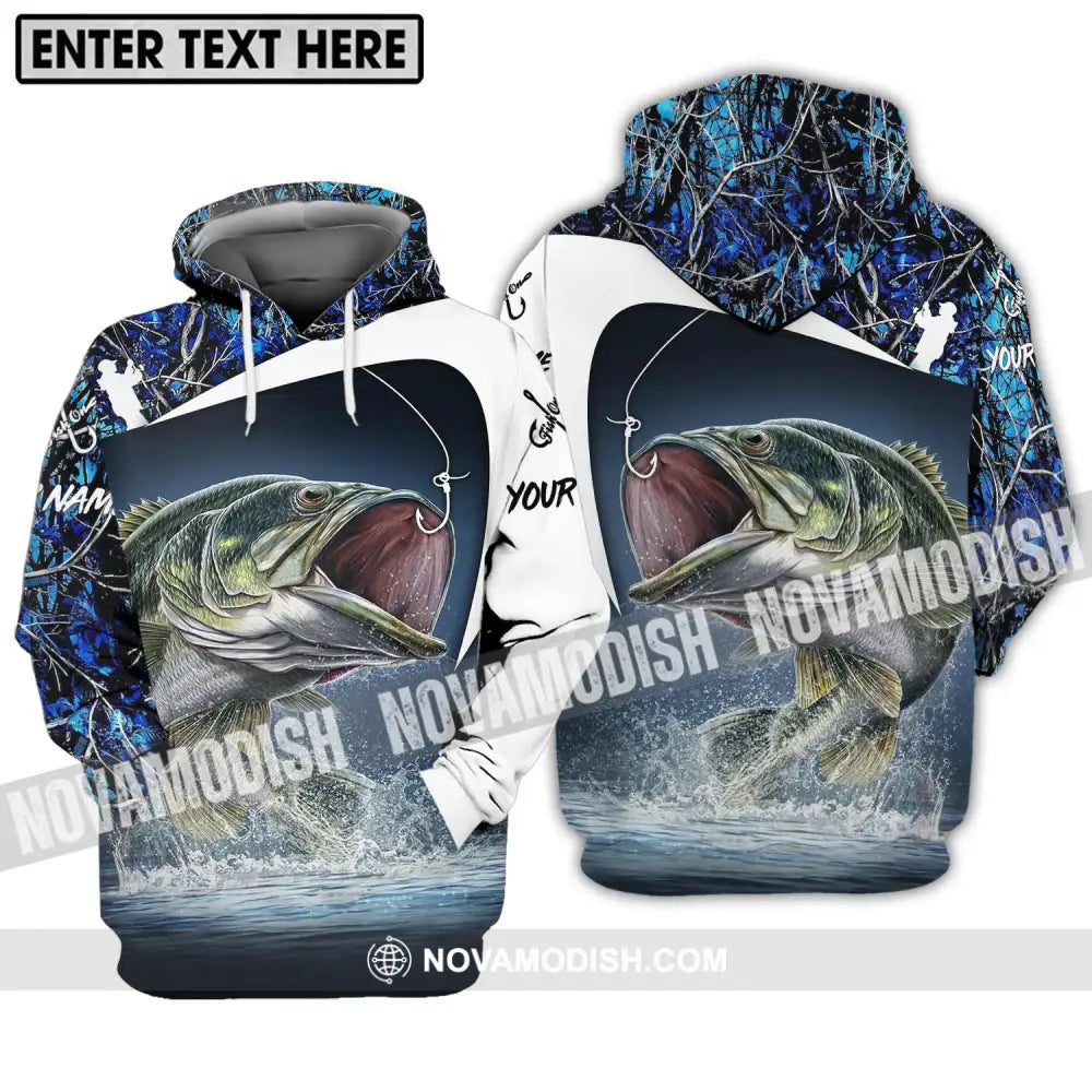 Unisex Shirt - Custom Name Fisher Shirt Hook Fishing Hoodie / S T-shirt