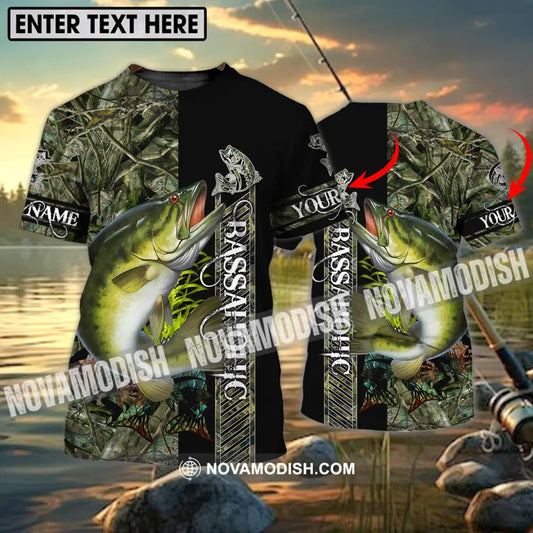 Unisex Shirt - Custom Name Fishing Shirt Bassa T-shirt