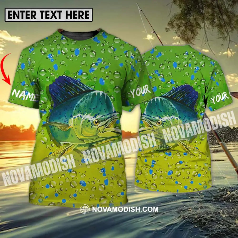 Unisex Shirt - Custom Name Fishing Shirt Big Sea Fish T-shirt