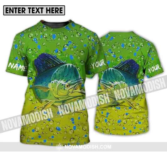 Unisex Shirt - Custom Name Fishing Shirt Big Sea Fish T-Shirt / S T-shirt