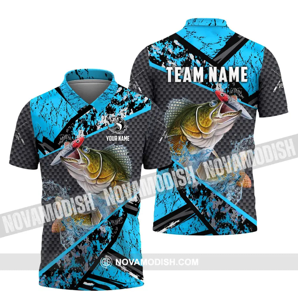 Unisex Shirt - Custom Name Fishing Shirt Fishing Everyday Polo Shirt / S T-shirt