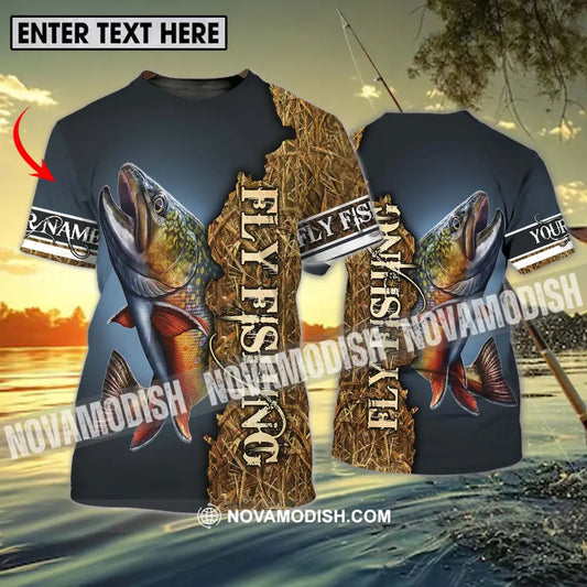 Unisex Shirt - Custom Name Fishing Shirt Fly Fishing T-shirt