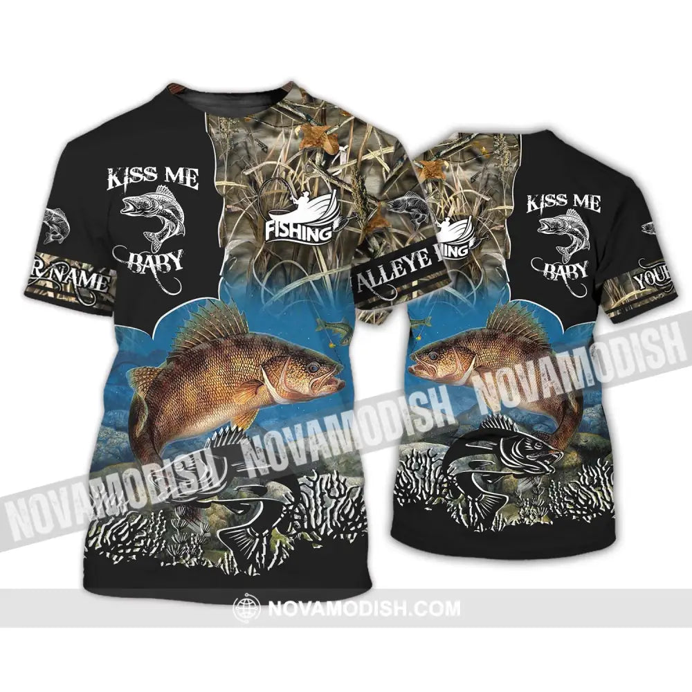 Unisex Shirt - Custom Name Shirt Fishing Shirt - Gift for Fishing Lovers T-Shirt / S T-shirt