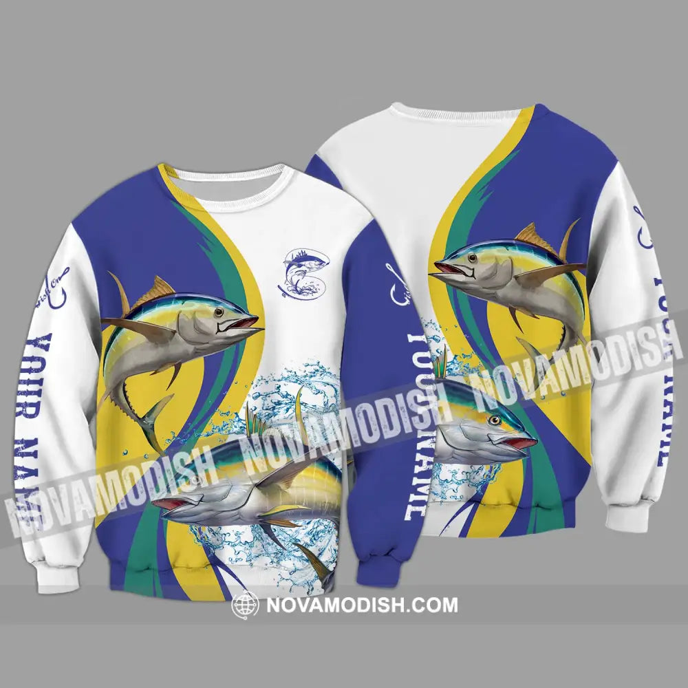 Unisex Shirt - Custom Name Fishing Shirt Hooking Fishing Long Sleeve / S T-shirt