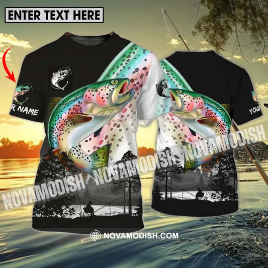 Unisex Shirt - Custom Name Fishing Lover Shirt Fishing By The Lake T-shirt