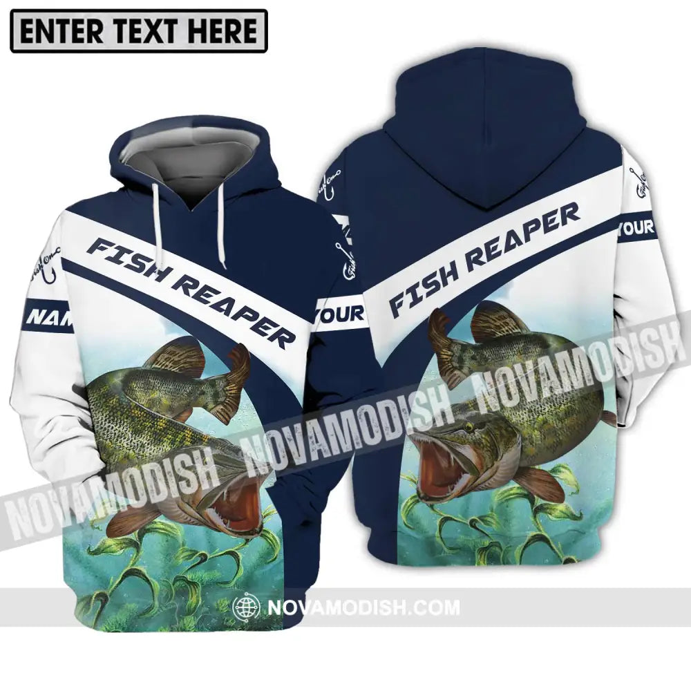 Unisex Shirt - Custom Name Fishing Lover Shirt Fish Reaper Hoodie / S T-shirt