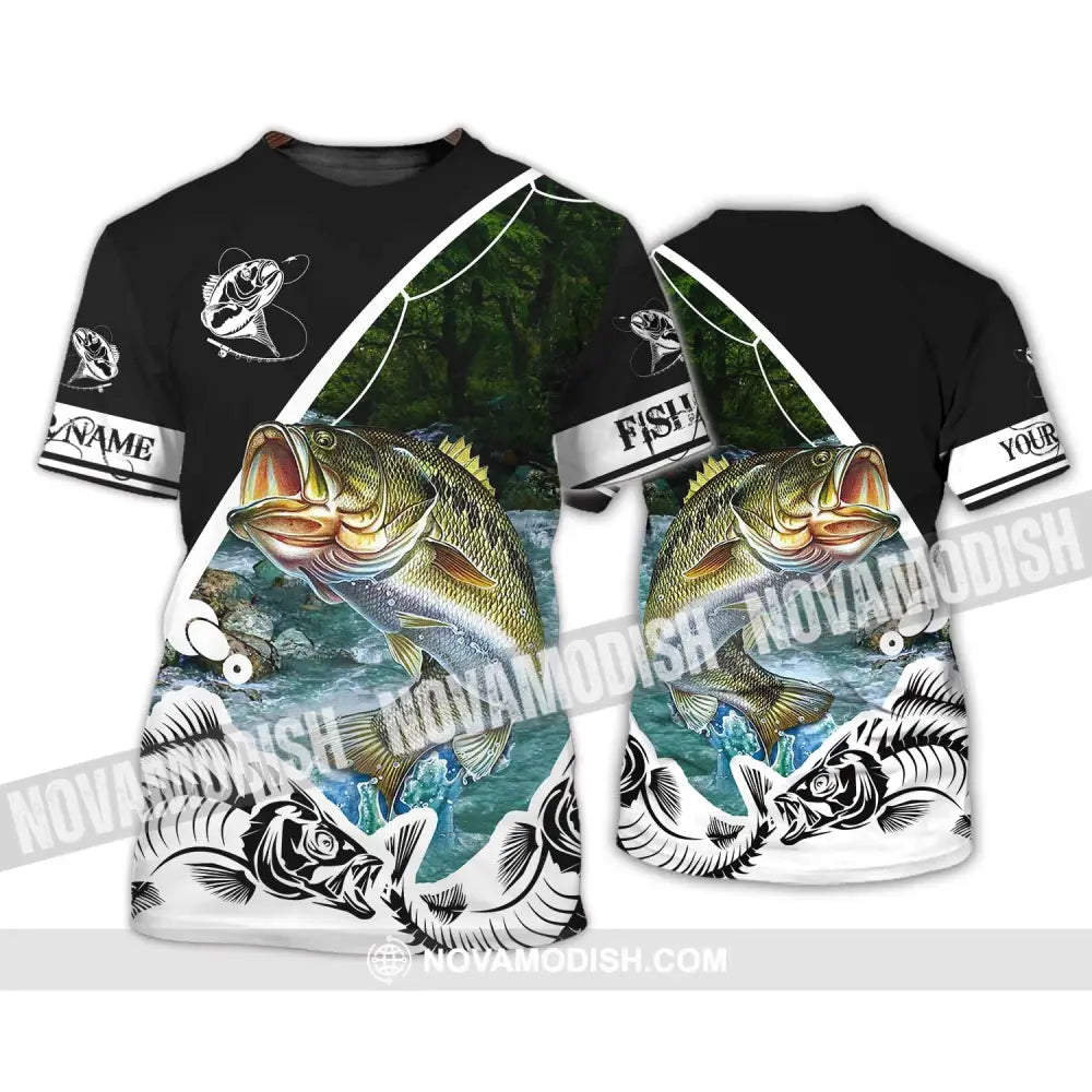 Unisex Shirt - Custom Name Fishing Lover Shirt T-Shirt / S T-shirt