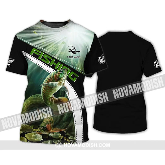 Unisex Shirt - Custom Name Fishing Lover Shirt T-Shirt / S T-shirt