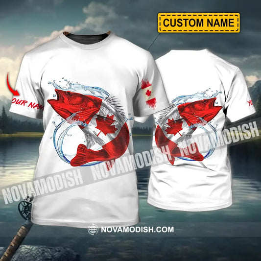 Unisex Shirt - Custom Name Fishing On Fishing Shirt Canada T-shirt