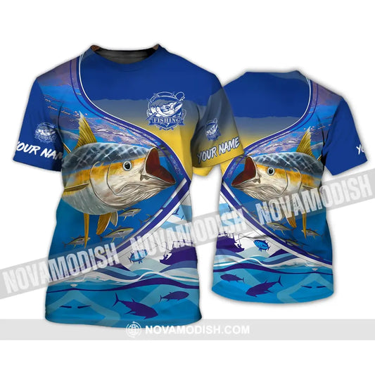 Unisex Shirt - Custom Name Fishing On Fishing Shirt T-Shirt / S T-shirt