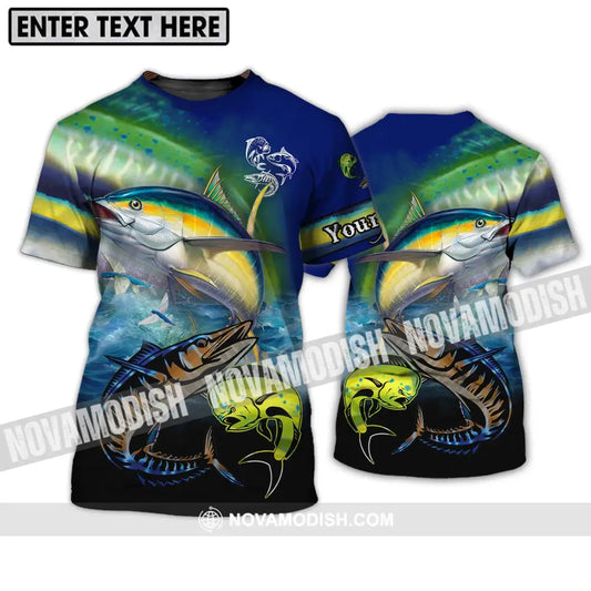 Unisex Shirt - Custom Name Fishing Shirt T-Shirt / S T-shirt