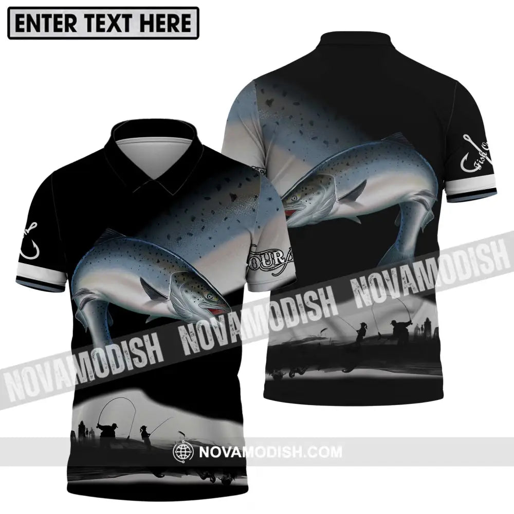 Unisex Shirt - Custom Name Fishing Team Shirt Polo Shirt / S T-shirt
