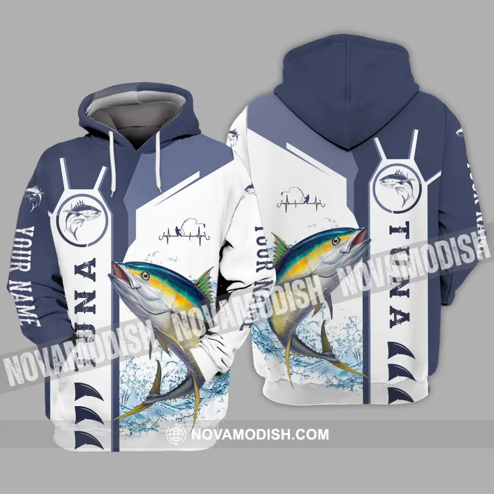 Unisex Shirt - Custom Name Fishing Shirt Tuna Fishing Hoodie / S T-shirt