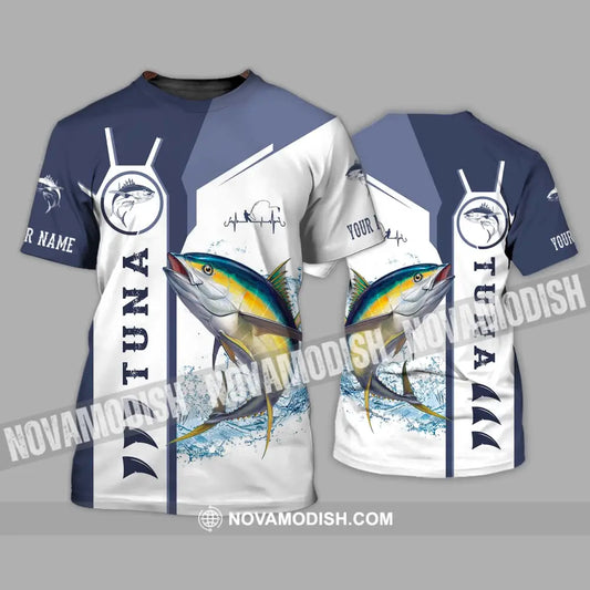 Unisex Shirt - Custom Name Fishing Shirt Tuna Fishing T-Shirt / S T-shirt