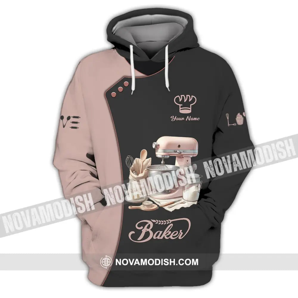 Unisex Shirt - Custom Name Shirt For Baker Hoodie / S T-shirt