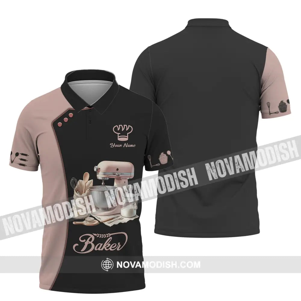 Unisex Shirt - Custom Name Shirt For Baker Polo Shirt / S T-shirt