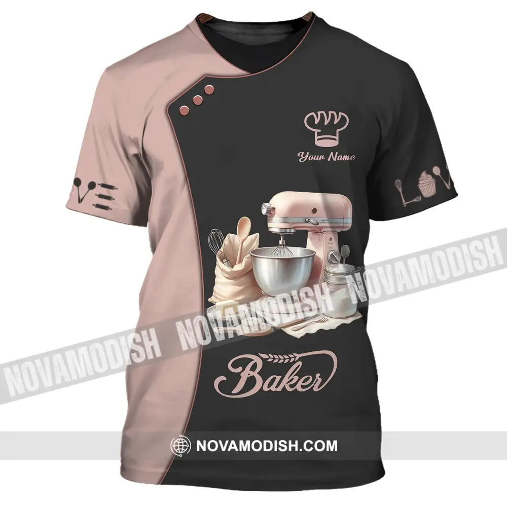 Unisex Shirt - Custom Name Shirt For Baker T-Shirt / S T-shirt