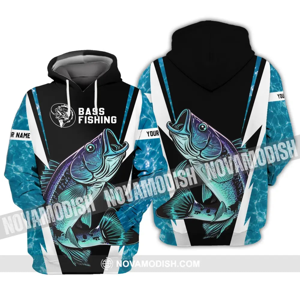 Unisex Shirt - Custom Name Shirt For Bass Fishing Lover Hoodie / S T-shirt