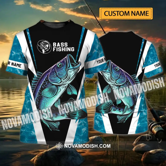 Unisex Shirt - Custom Name Shirt For Bass Fishing Lover T-shirt