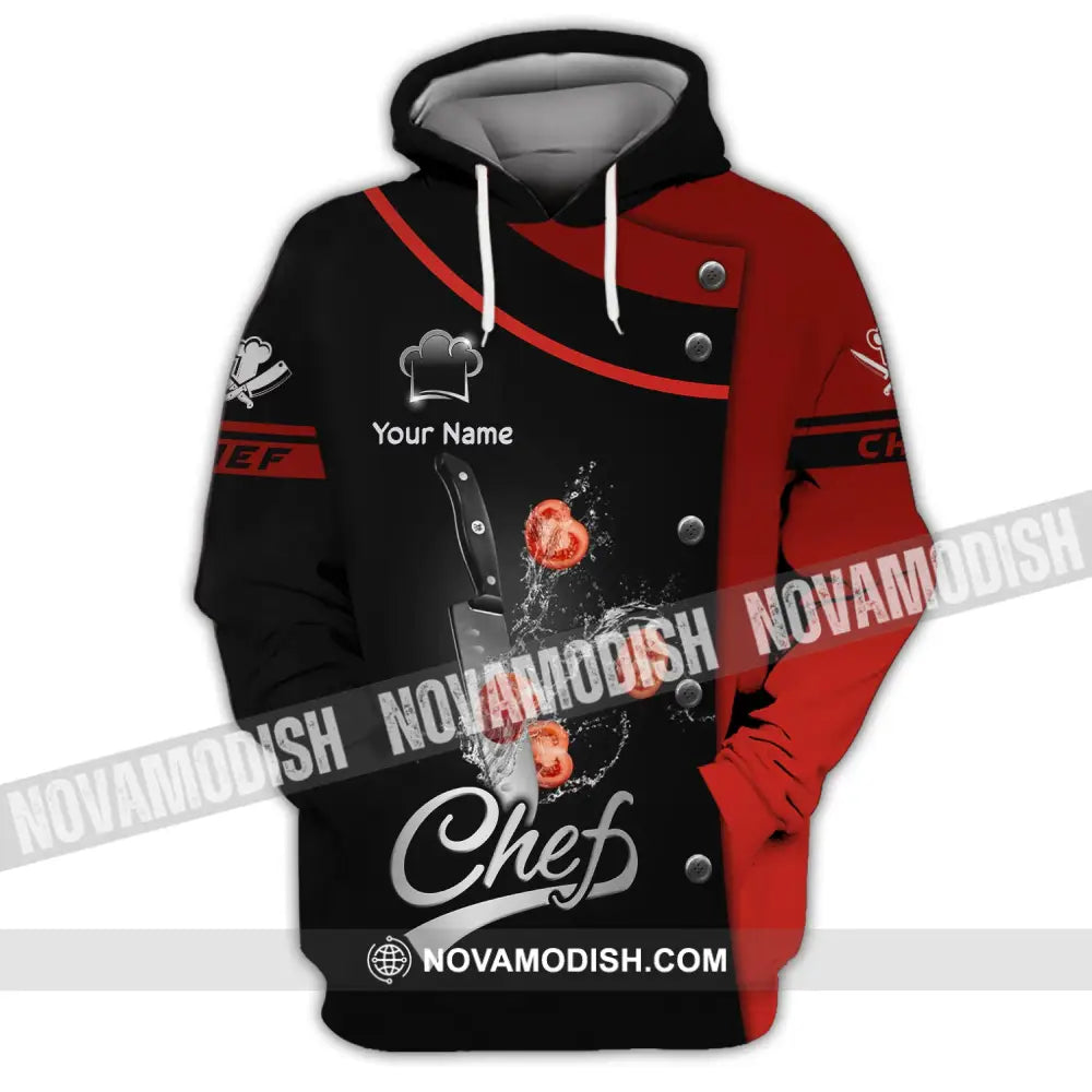 Unisex Shirt Custom Name For Chef Apparel Chefs Gift Hoodie / S T-Shirt