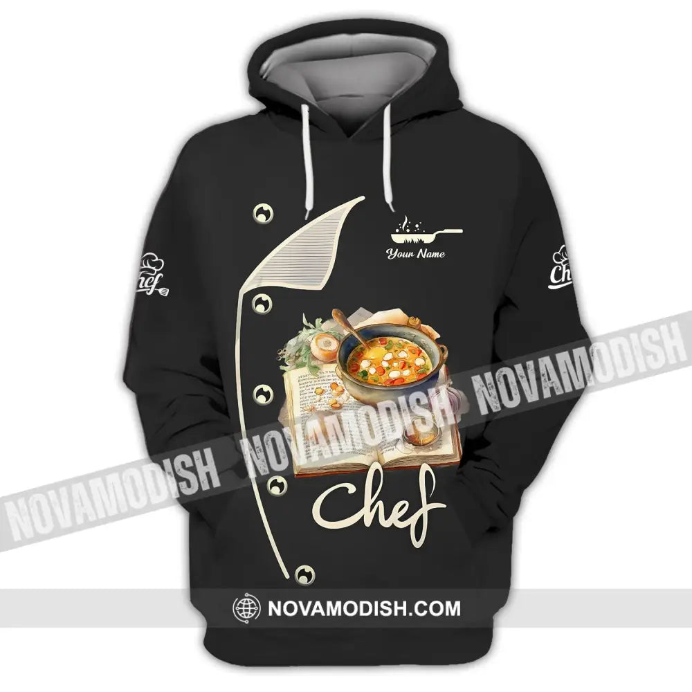 Unisex Shirt - Custom Name Shirt For Chef - Cooking Recipe Hoodie / S T-shirt