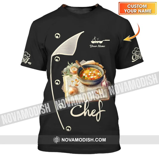 Unisex Shirt - Custom Name Shirt For Chef - Cooking Recipe T-shirt