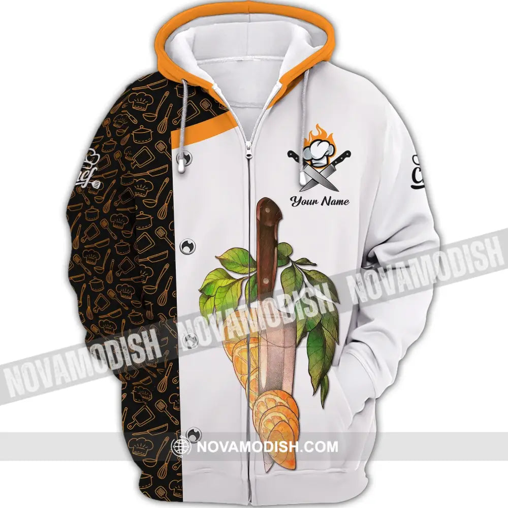 Unisex Shirt - Custom Name Shirt For Chef Fruit Zipper Hoodie / S T-shirt