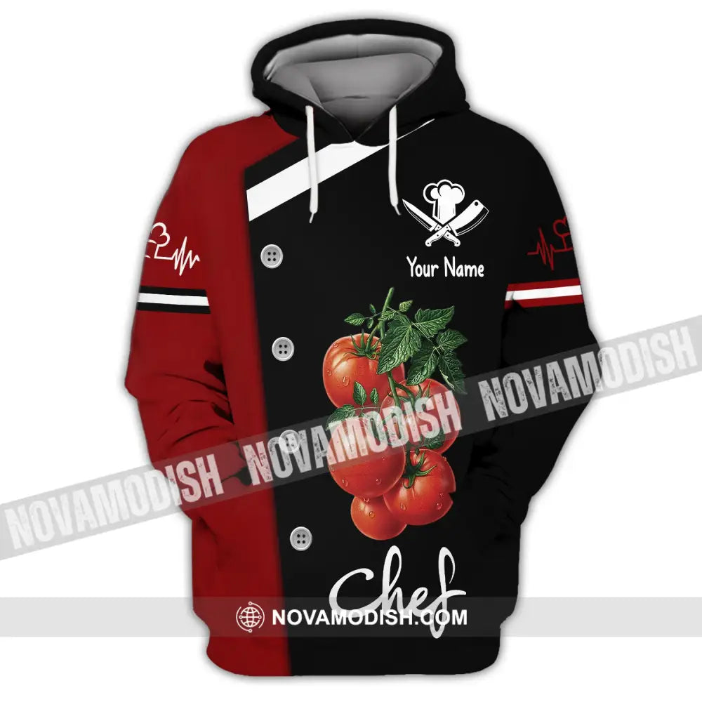 Unisex Shirt Custom Name For Chef Hoodie Apparel / S T-Shirt