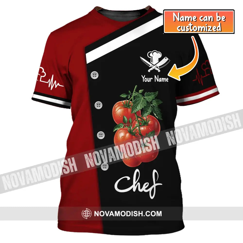 Unisex Shirt Custom Name For Chef Hoodie Apparel T-Shirt