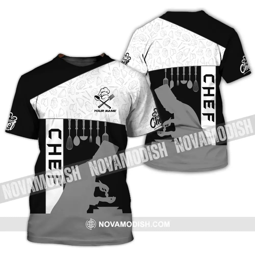 Unisex Shirt - Custom Name Shirt For Chef Master Chef T-Shirt / S T-shirt