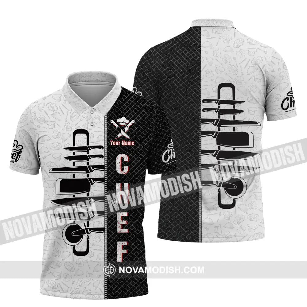 Unisex Shirt - Custom Name Shirt For Chef Polo Shirt / S T-shirt