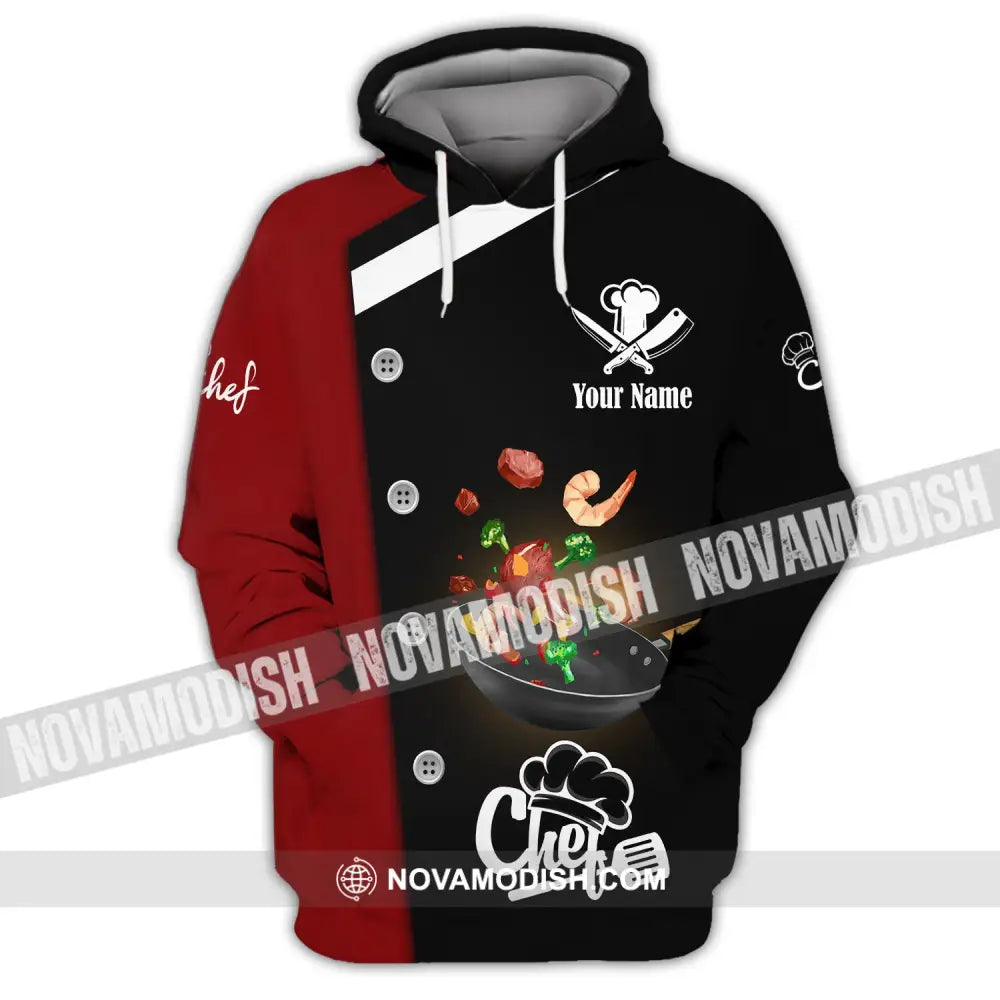 Unisex Shirt Custom Name For Chef T-Shirt Apparel Hoodie / S T-Shirt