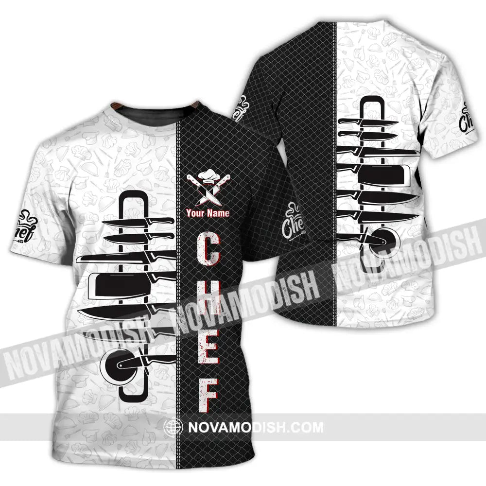 Unisex Shirt - Custom Name Shirt For Chef T-Shirt / S T-shirt
